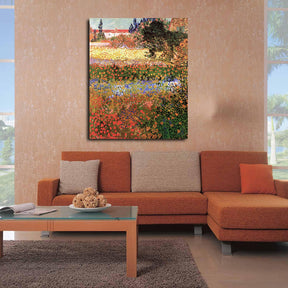 Flowering Garden Canvas Art