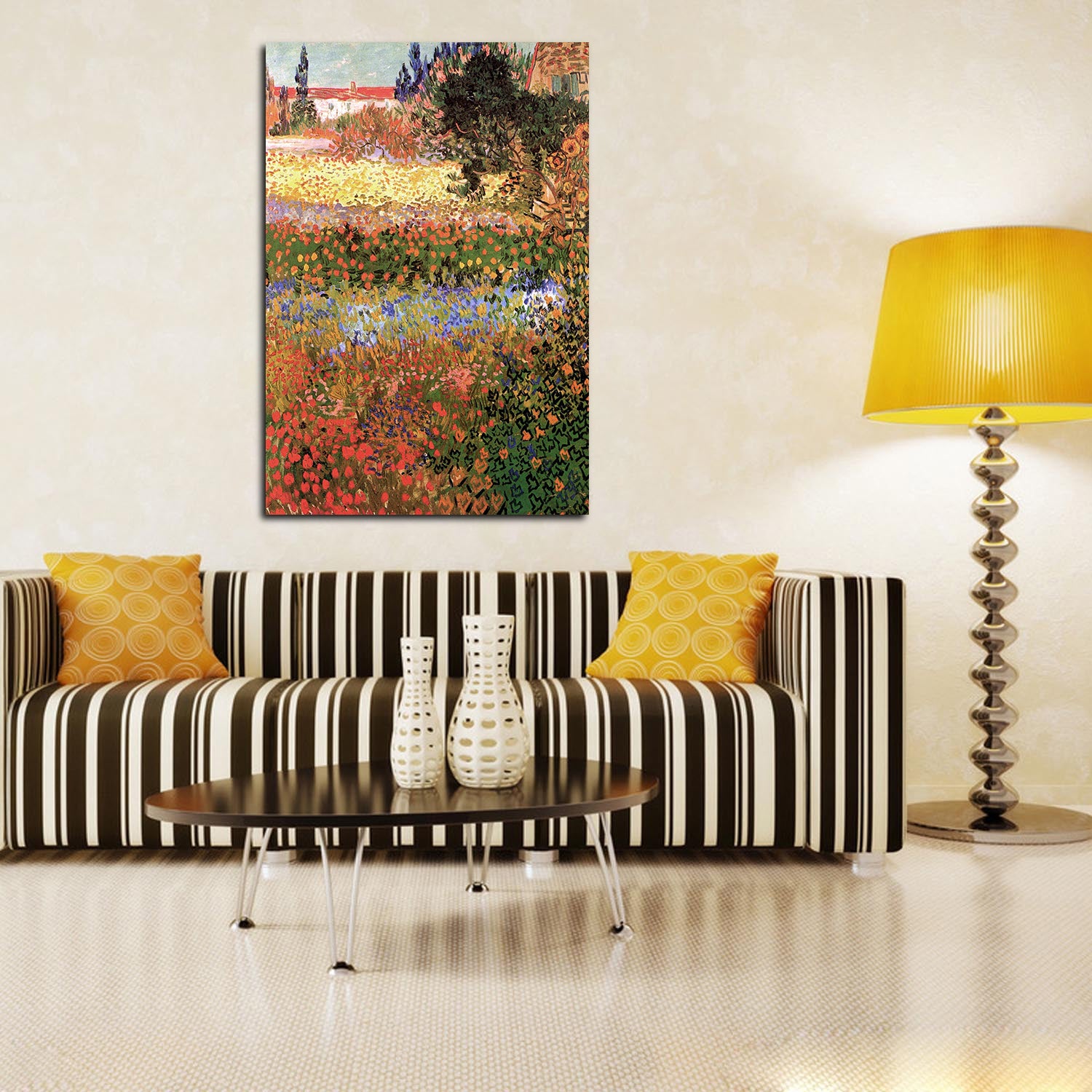 Flowering Garden Canvas Art
