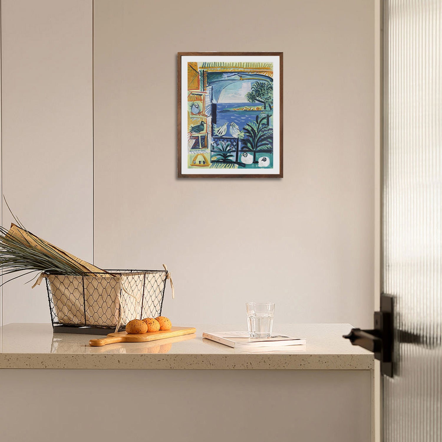 Pablo Picasso Wall Art French Riviera Poster Framed Art