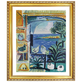 Pablo Picasso Wall Art French Riviera Poster Framed Art