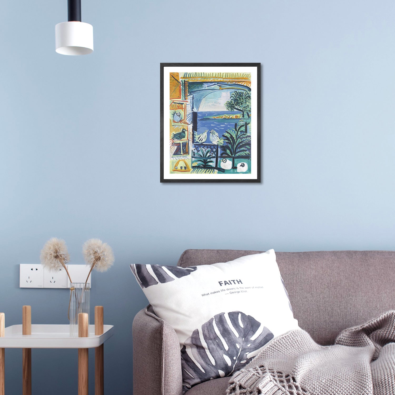 Pablo Picasso Wall Art French Riviera Poster Framed Art