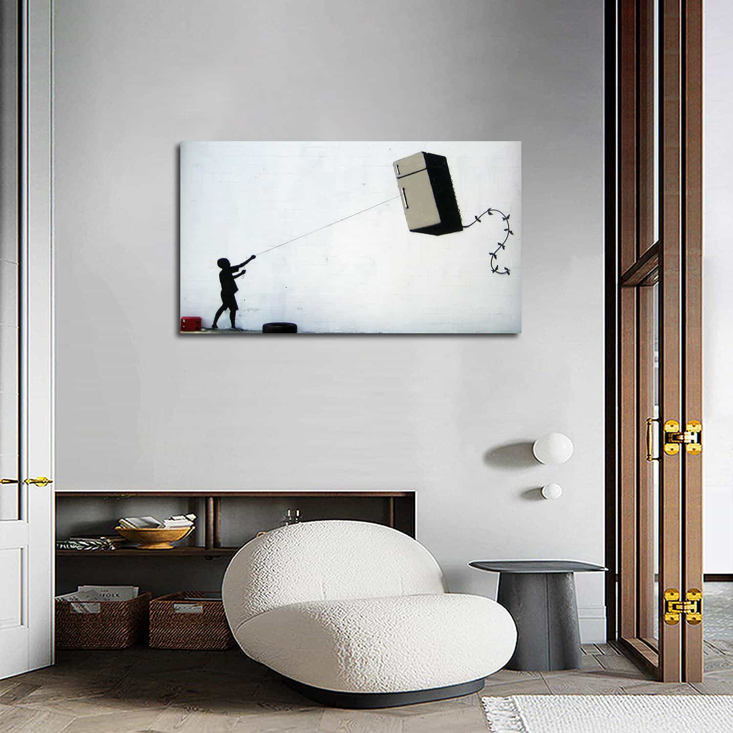 Fridge Kite Canvas Art