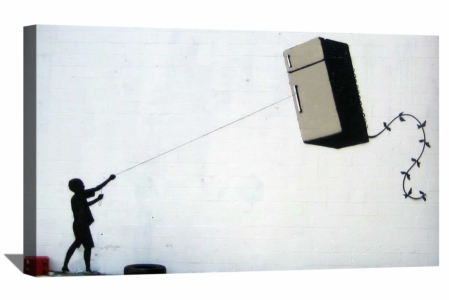 Fridge Kite Canvas Art