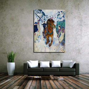 Galloping Horse Canvas Art