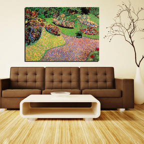 Garden in Auvers Canvas Art
