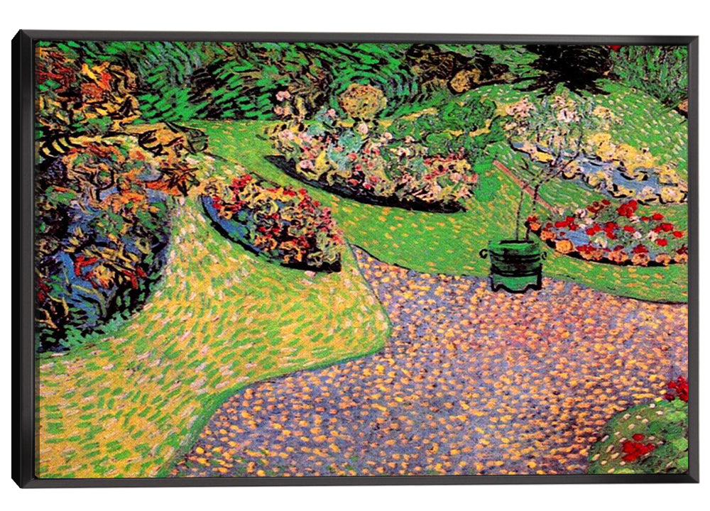 Garden in Auvers Canvas Art