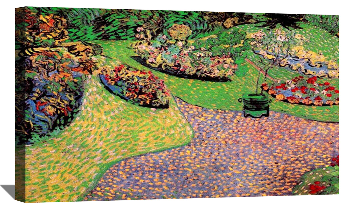 Garden in Auvers Canvas Art