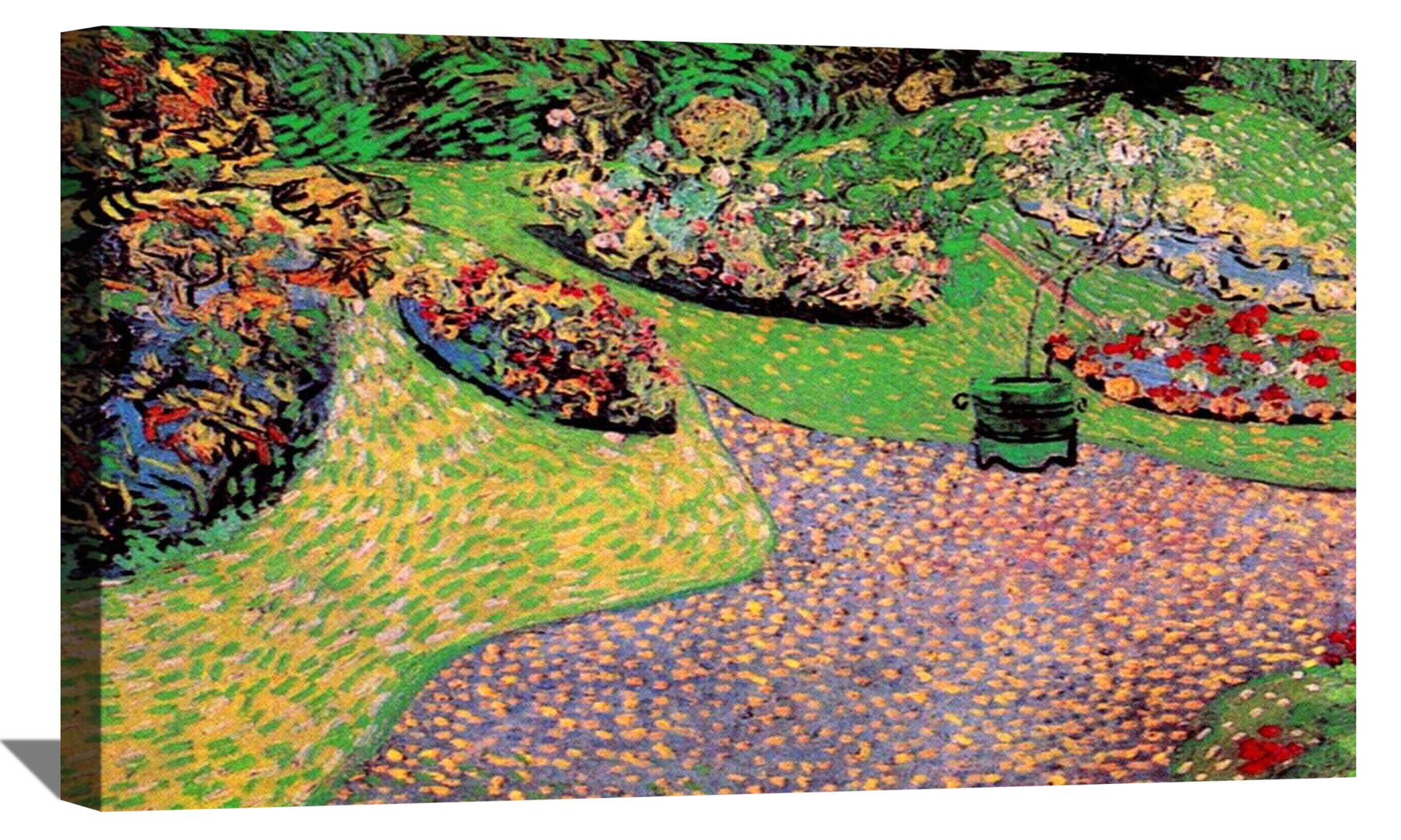 Garden in Auvers Canvas Art