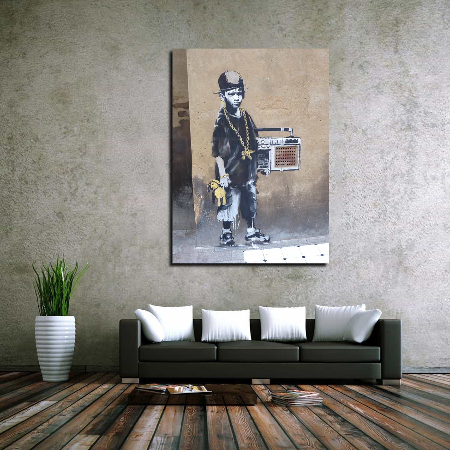 Ghetto Boy Canvas Art