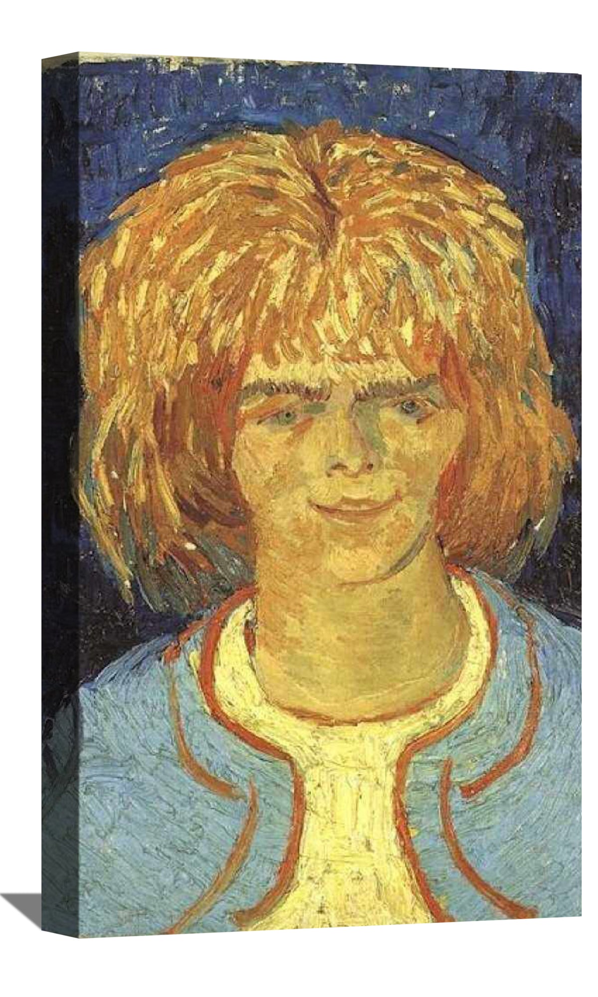 Girl with Ruffled Hair The Mudlark Canvas Art