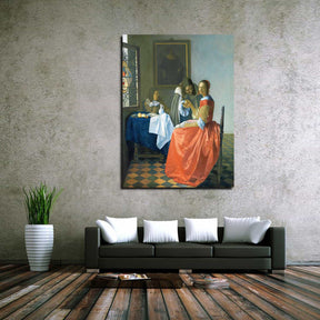 Girl with a Wineglass Canvas Art