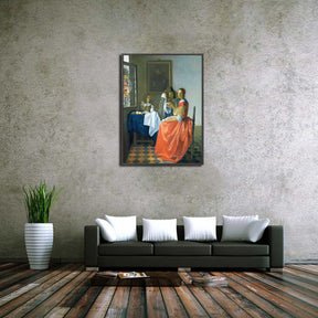 Girl with a Wineglass Canvas Art