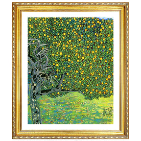 Gustav Klimt Wall Art Golden Apple Tree Poster Framed Klimt Art
