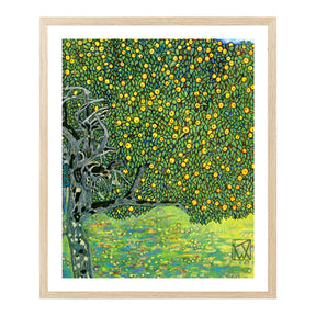 Gustav Klimt Wall Art Golden Apple Tree Poster Framed Klimt Art