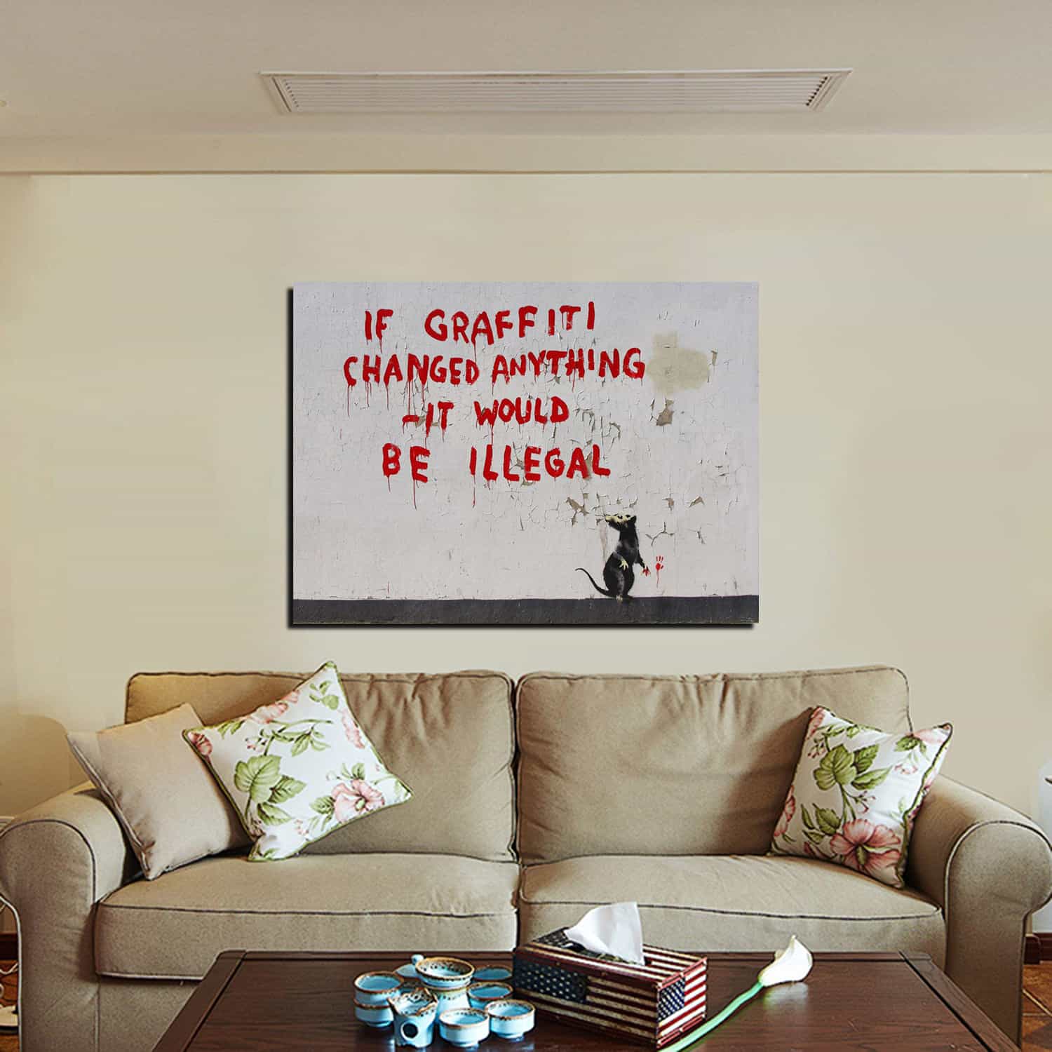 Graffiti Changed Anything Canvas Art