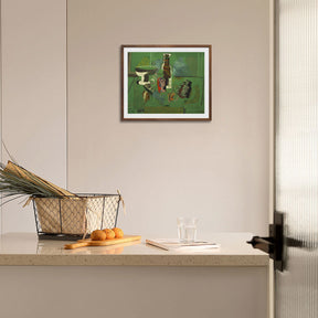 Pablo Picasso Wall Art Green Still Life Poster Framed Art