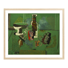 Pablo Picasso Wall Art Green Still Life Poster Framed Art
