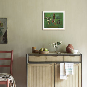 Pablo Picasso Wall Art Green Still Life Poster Framed Art