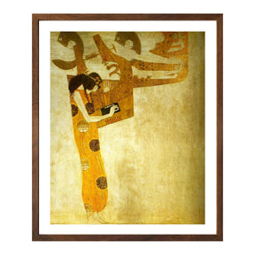 Gustav Klimt Wall Art The Longing For Happiness Poster Framed Klimt Art