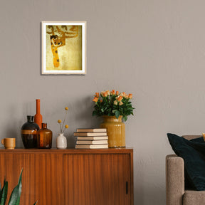 Gustav Klimt Wall Art The Longing For Happiness Poster Framed Klimt Art