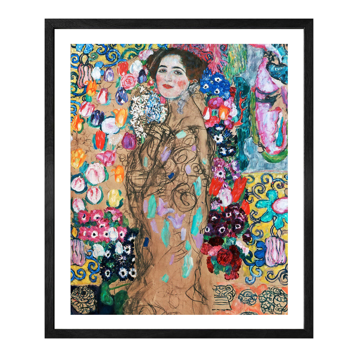 Gustav Klimt Wall Art Maria Munk Poster Framed Klimt Art