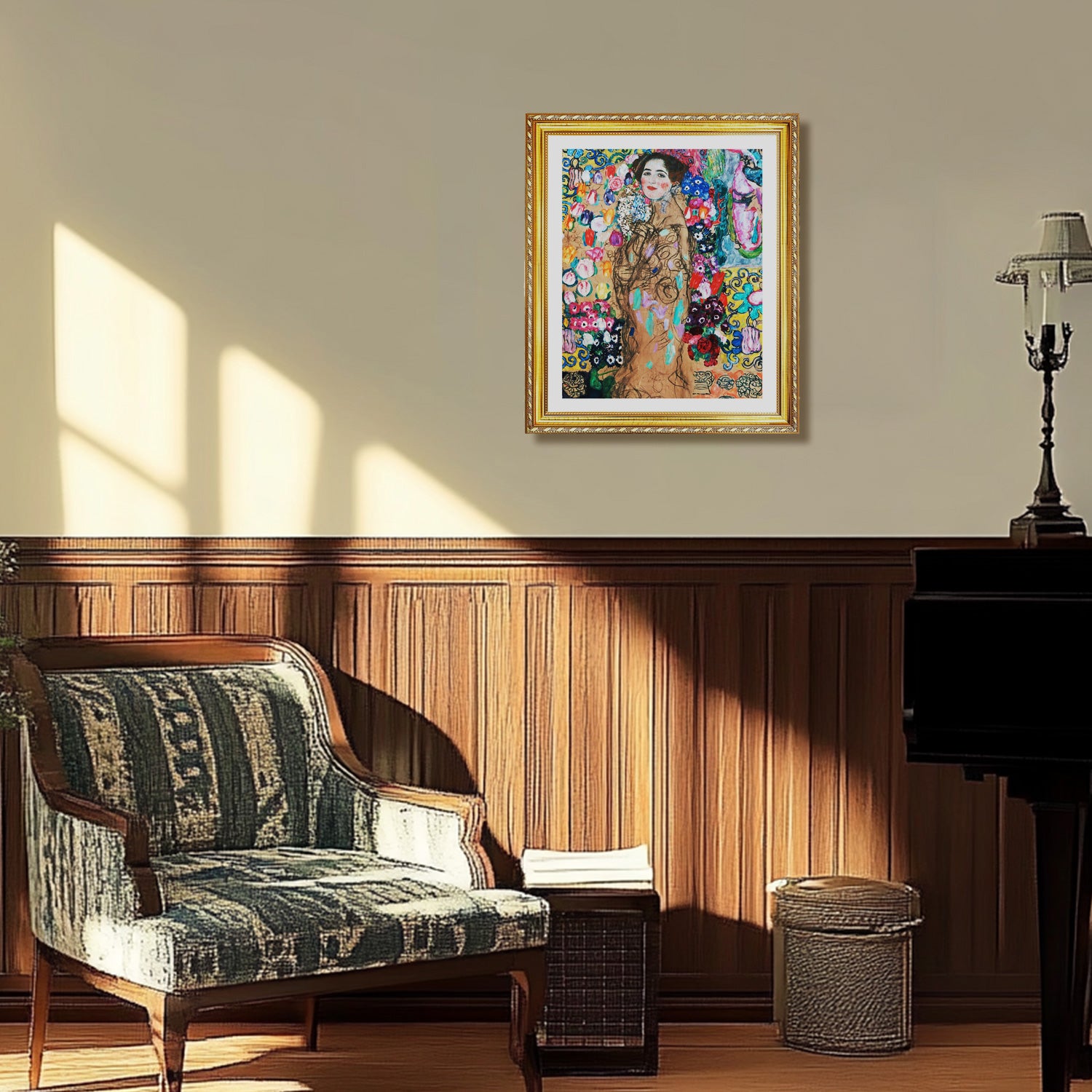 Gustav Klimt Wall Art Maria Munk Poster Framed Klimt Art