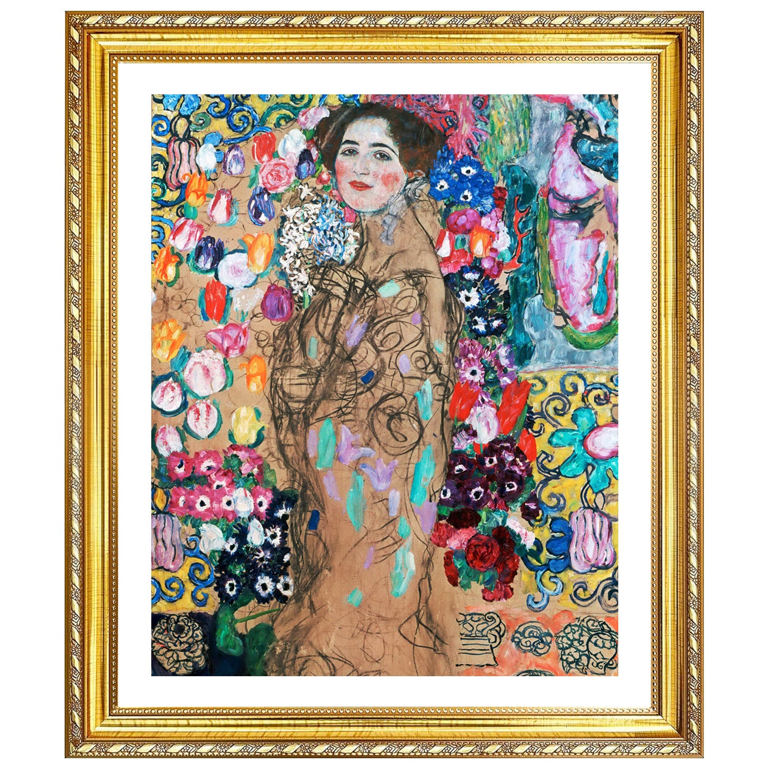 Gustav Klimt Wall Art Maria Munk Poster Framed Klimt Art