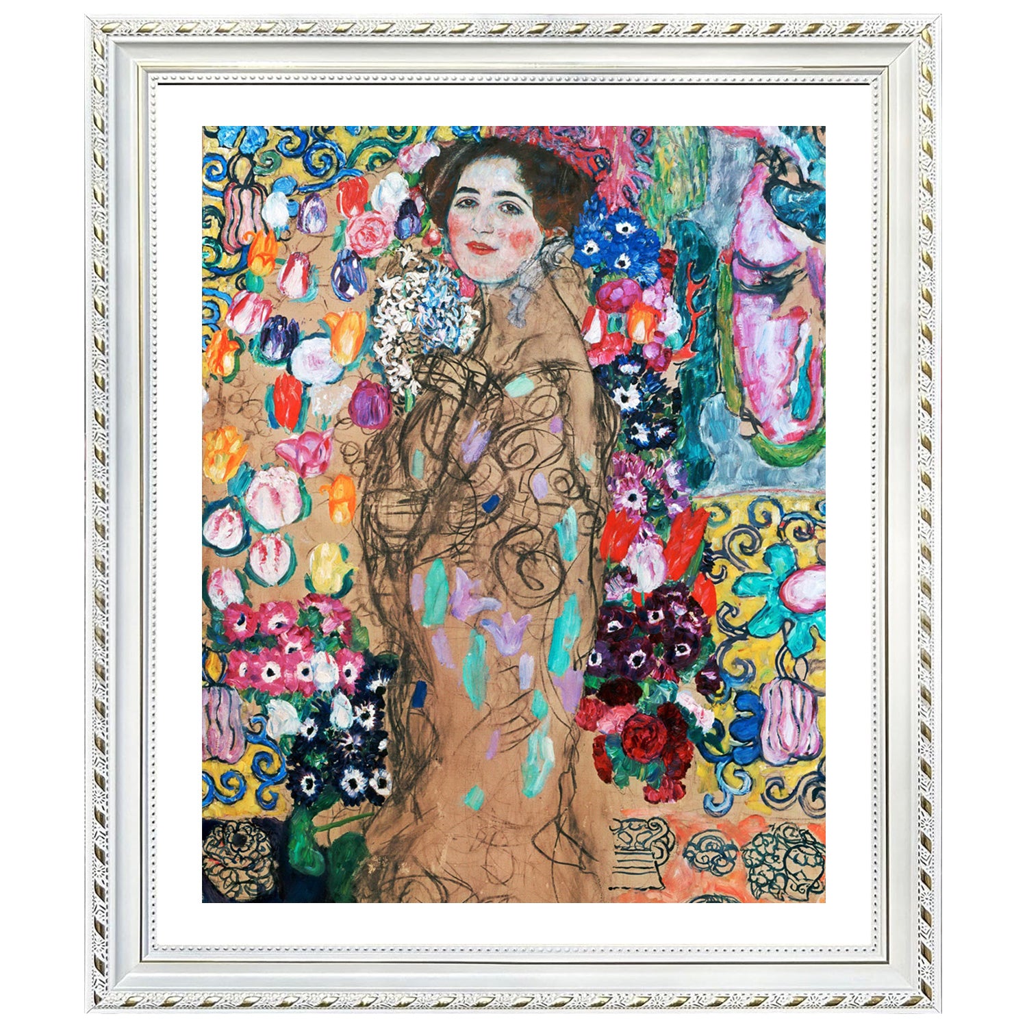Gustav Klimt Wall Art Maria Munk Poster Framed Klimt Art