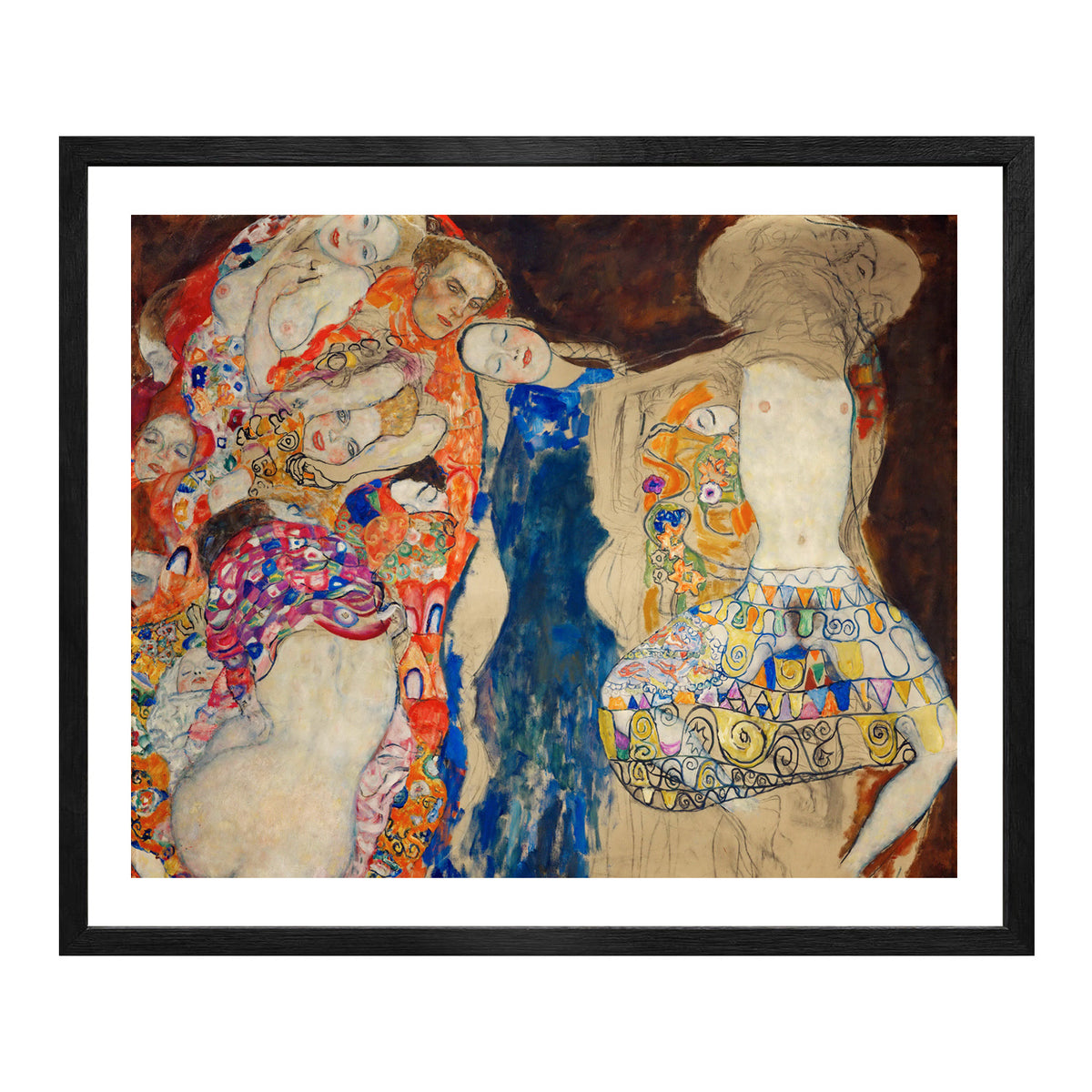 Gustav Klimt Wall Art The Bride Poster Framed Klimt Art