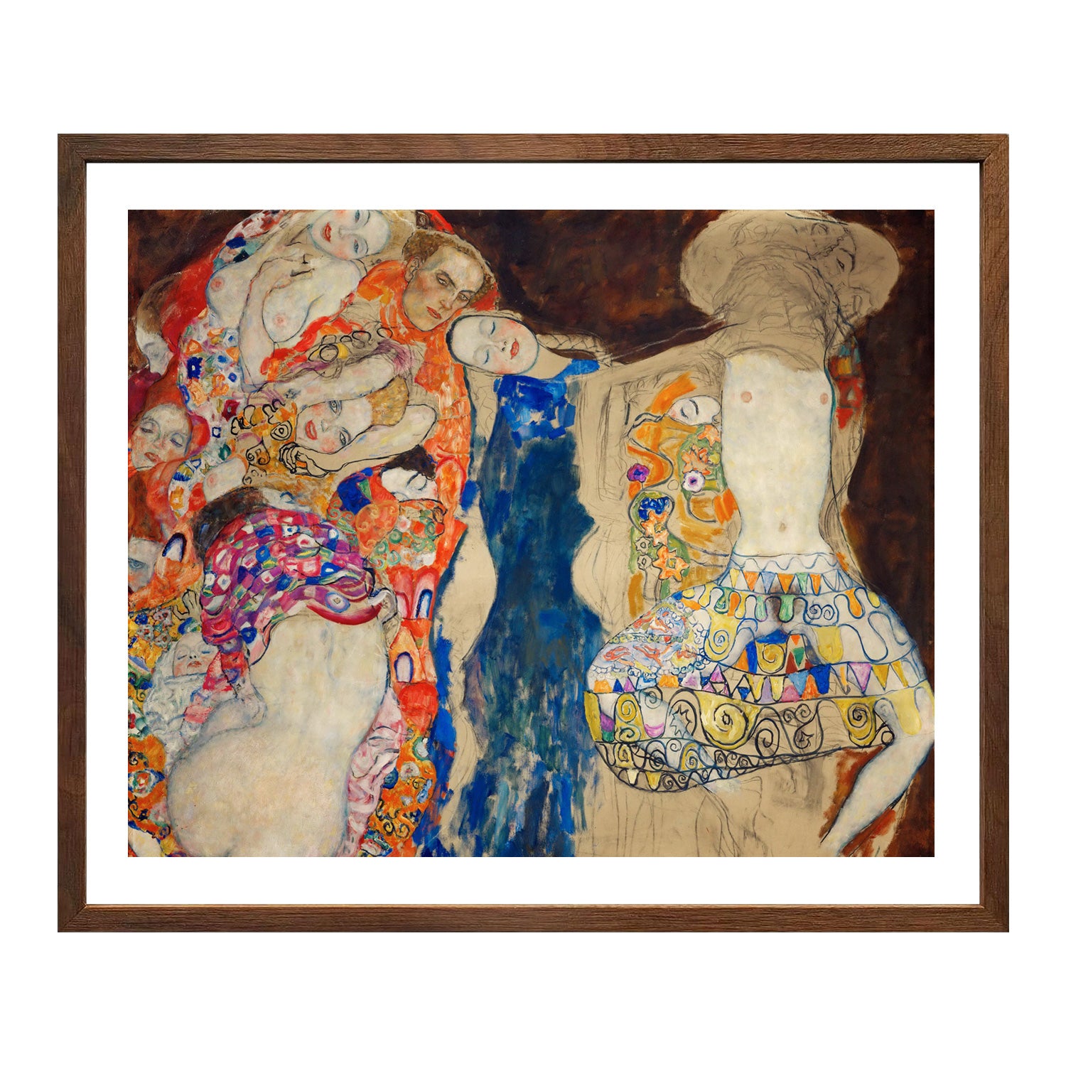 Gustav Klimt Wall Art The Bride Poster Framed Klimt Art