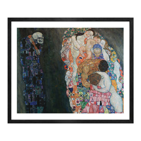 Gustav Klimt Wall Art Death And Life Poster Framed Klimt Art