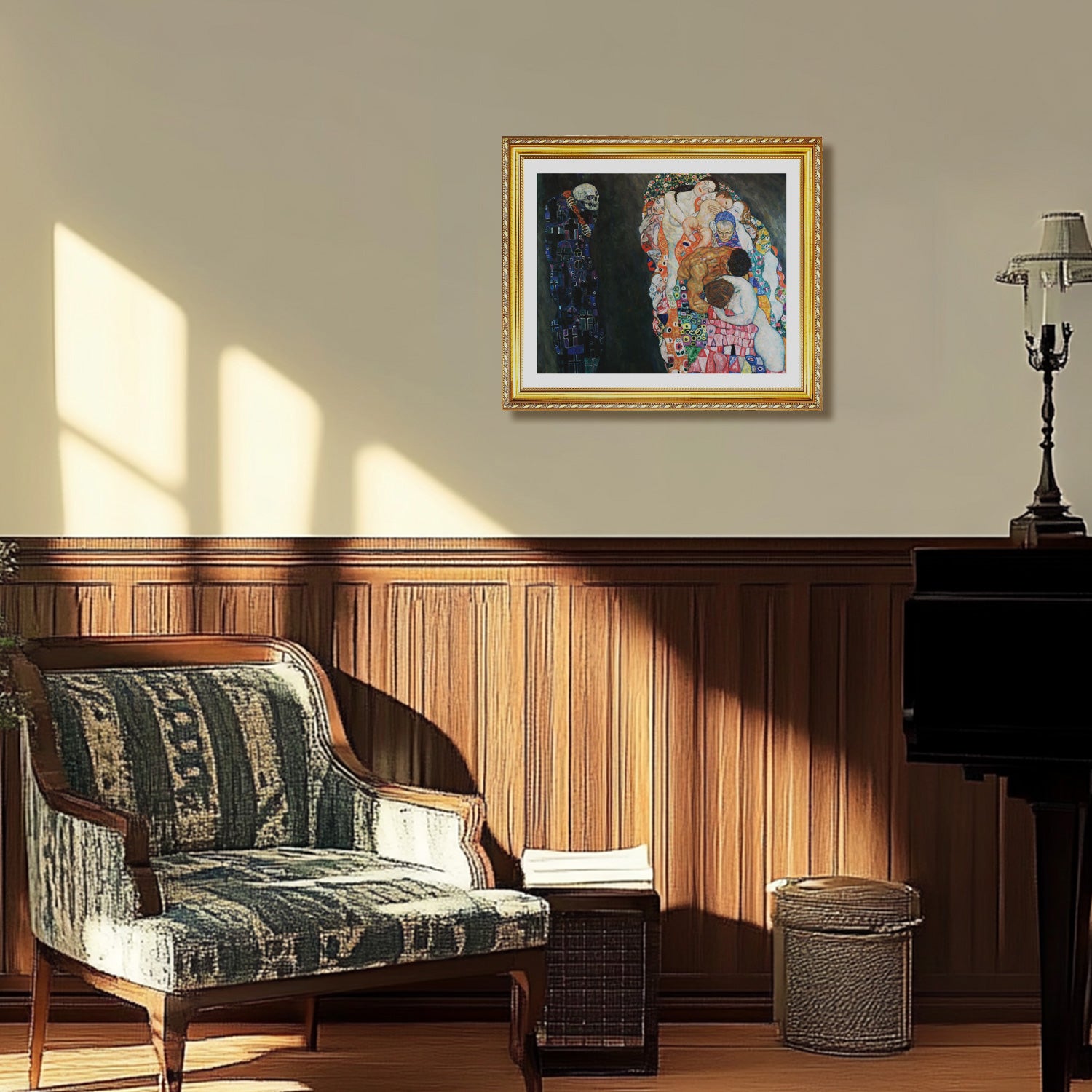 Gustav Klimt Wall Art Death And Life Poster Framed Klimt Art