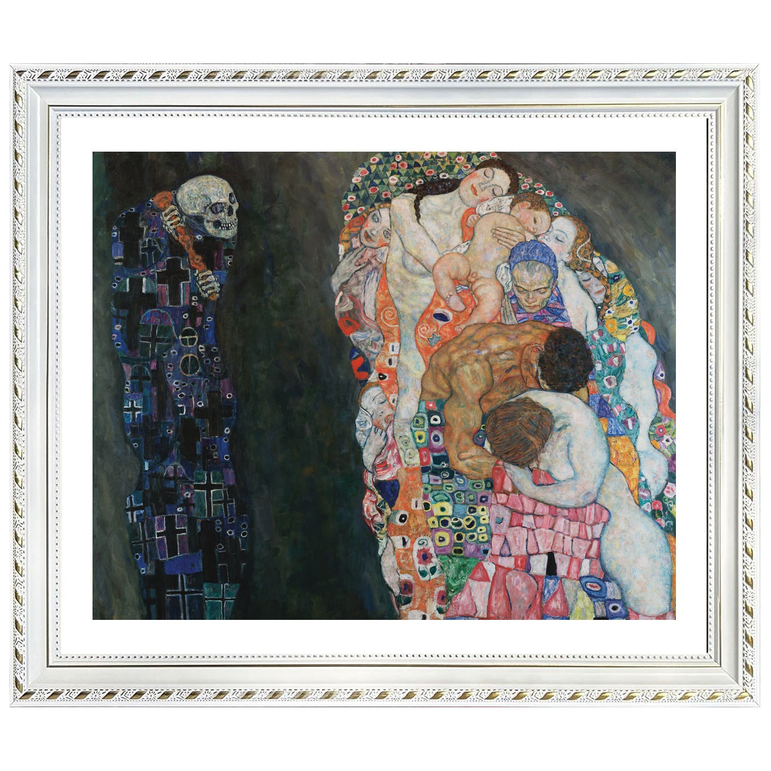 Gustav Klimt Wall Art Death And Life Poster Framed Klimt Art