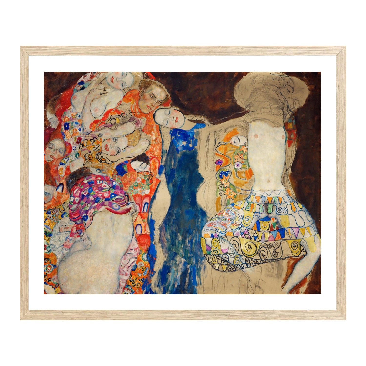 Gustav Klimt Wall Art The Tree Of Life Poster Framed Klimt Art