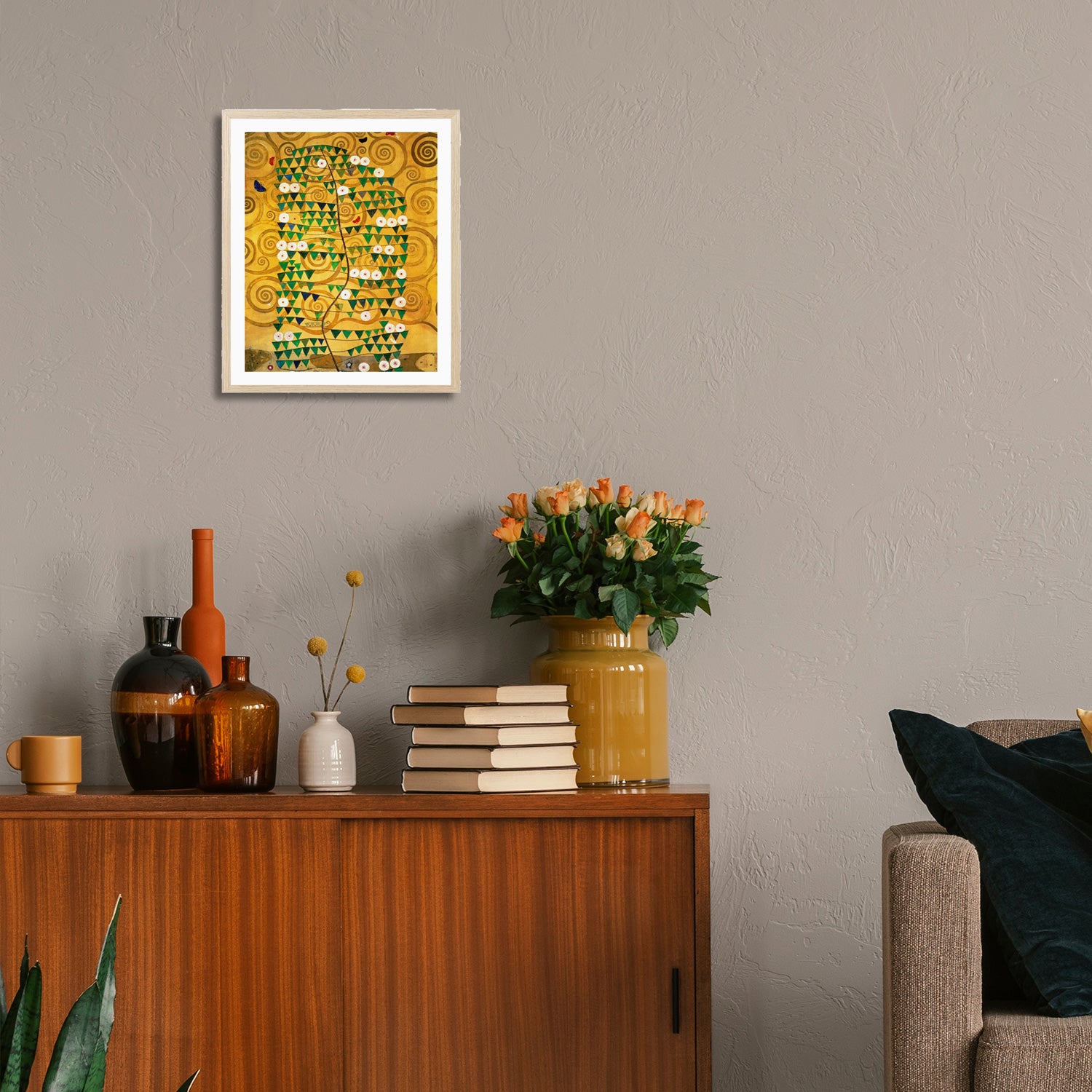 Gustav Klimt Wall Art The Tree Of Life Poster Framed Klimt Art