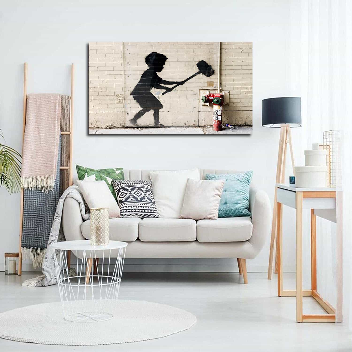 Hammer Boy Canvas Art