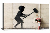 Hammer Boy Canvas Art