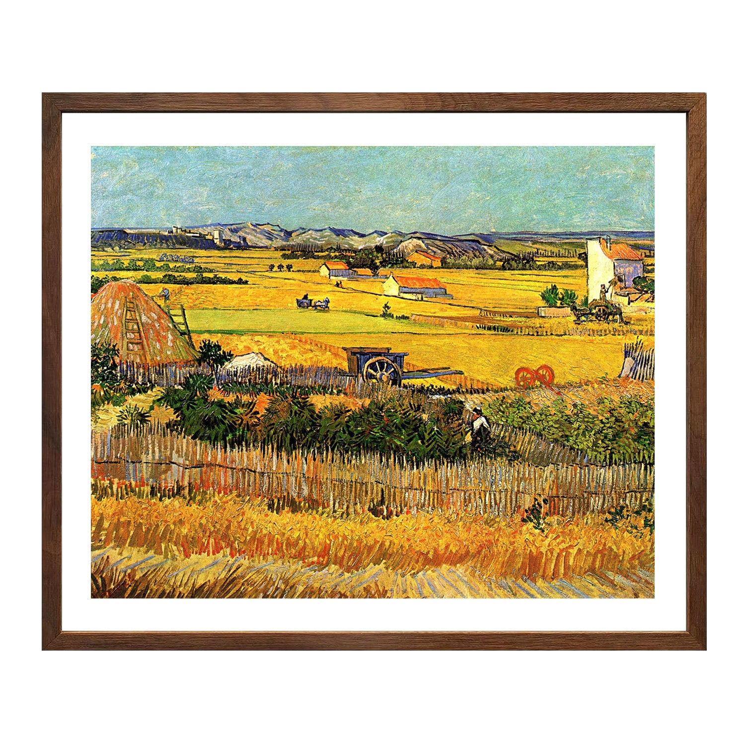 Vincent Van Gogh Harvest Wall Art Van Gogh Poster