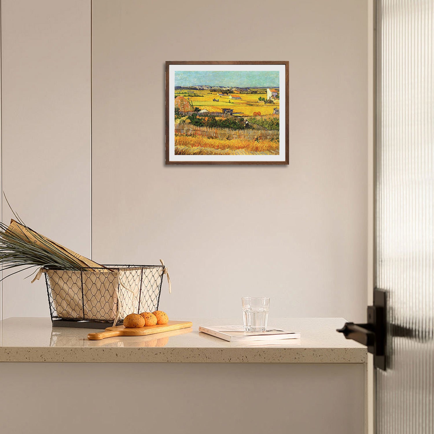 Vincent Van Gogh Harvest Wall Art Van Gogh Poster