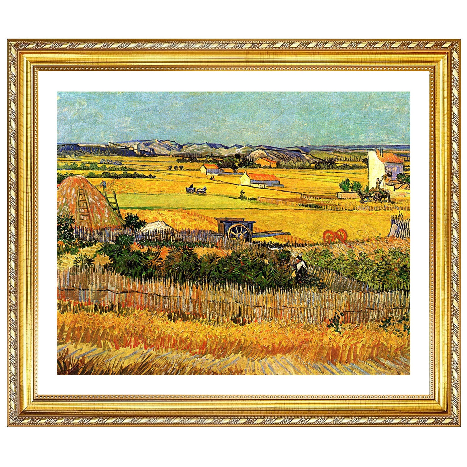 Vincent Van Gogh Harvest Wall Art Van Gogh Poster