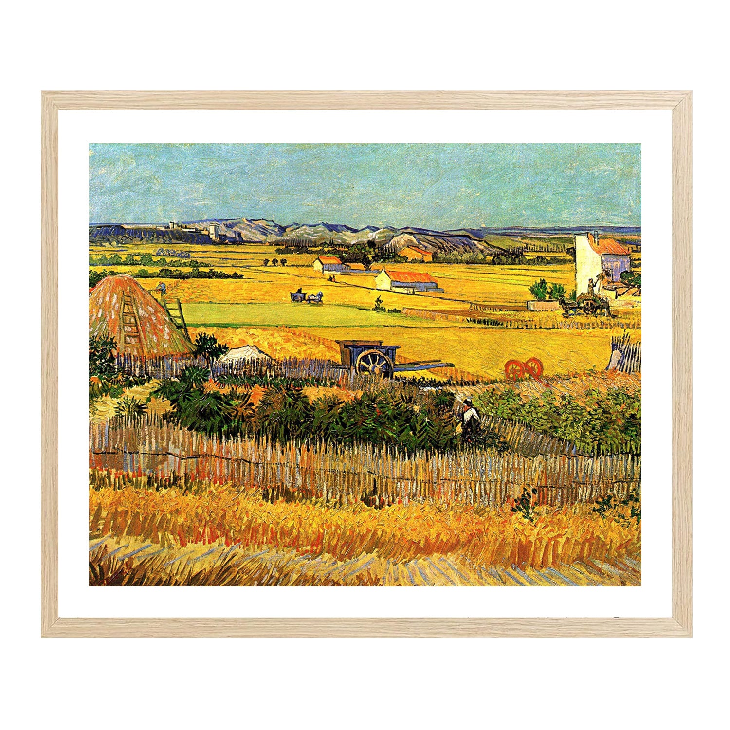 Vincent Van Gogh Harvest Wall Art Van Gogh Poster