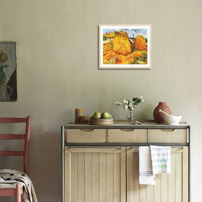 Vincent Van Gogh Haystacks In Provence Wall Art Van Gogh Poster