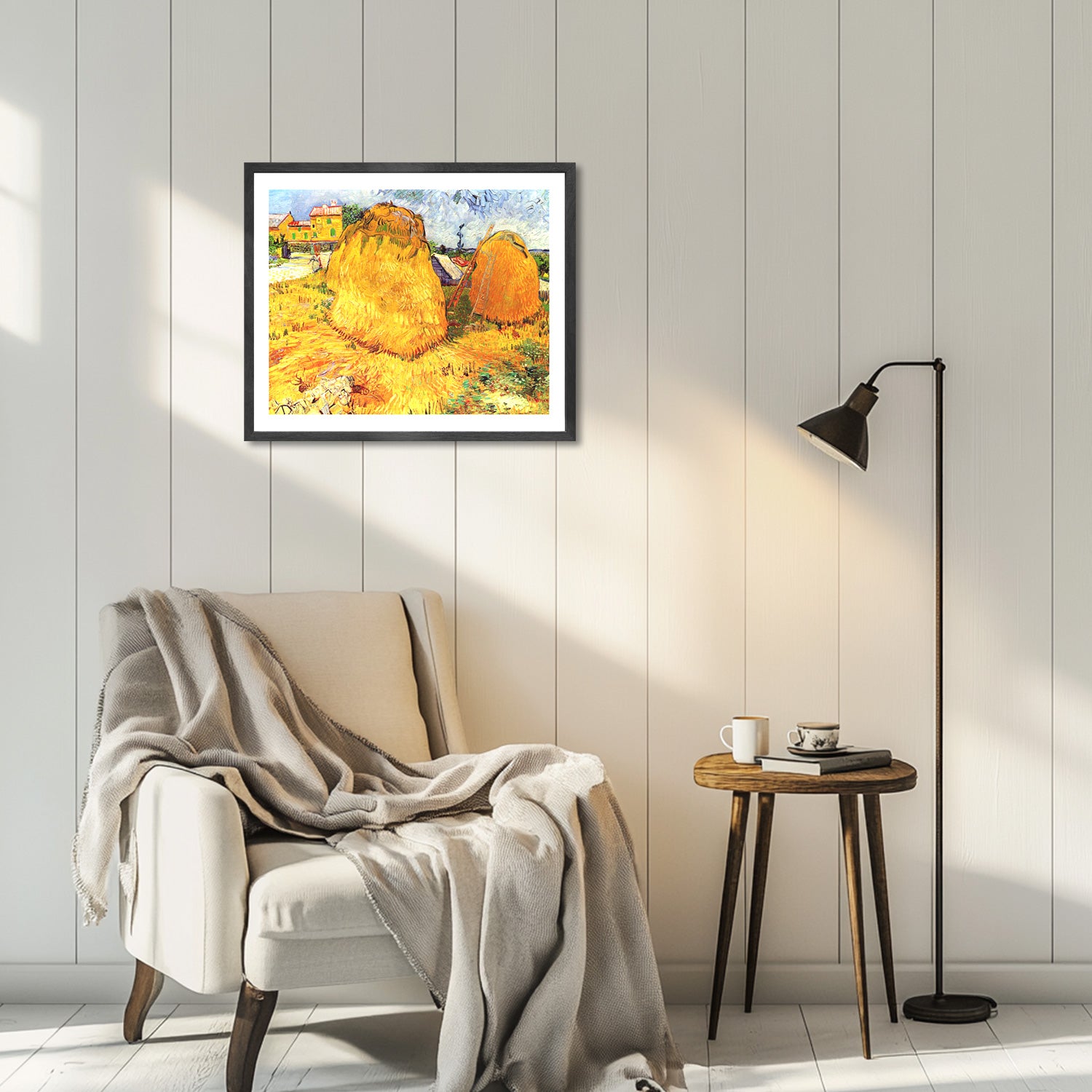 Vincent Van Gogh Haystacks In Provence Wall Art Van Gogh Poster