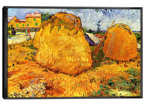 Haystacks in Provence Canvas Art