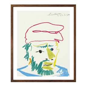 Pablo Picasso Wall Art Head Of A Man Poster Framed Art