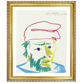 Pablo Picasso Wall Art Head Of A Man Poster Framed Art