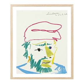 Pablo Picasso Wall Art Head Of A Man Poster Framed Art