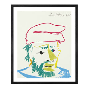 Pablo Picasso Wall Art Head Of A Man Poster Framed Art