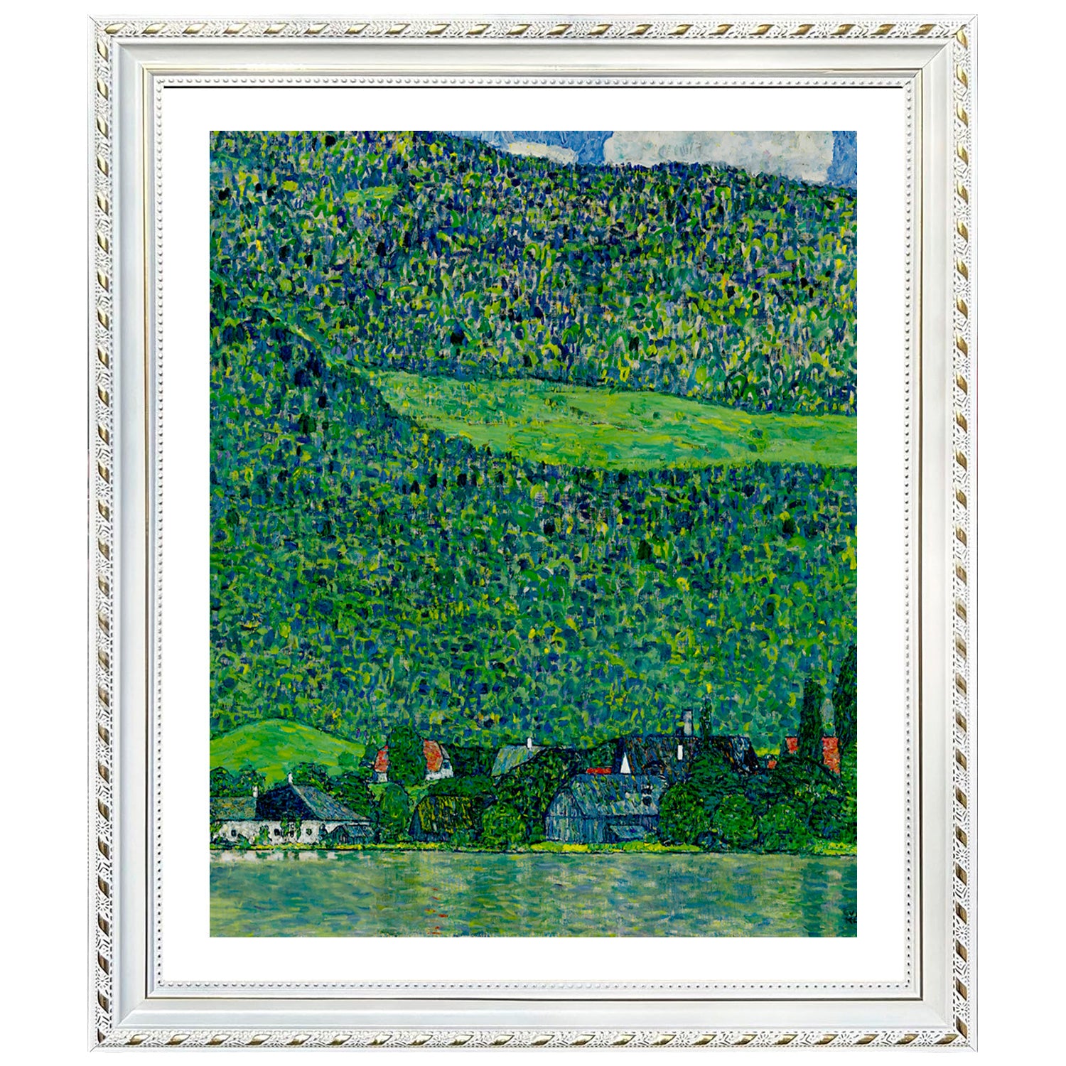 Gustav Klimt Wall Art Houses In Unterach On The Attersee Poster Framed Klimt Art