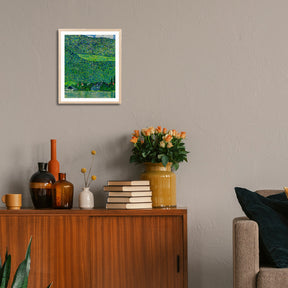 Gustav Klimt Wall Art Houses In Unterach On The Attersee Poster Framed Klimt Art